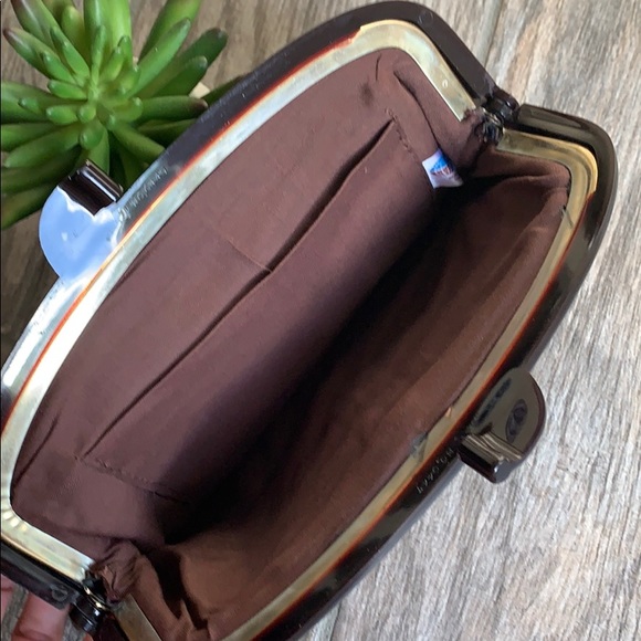 Vintage MCI super soft genuine leather clutch - Picture 3 of 6